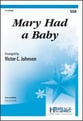 Mary Had a Baby TTB choral sheet music cover